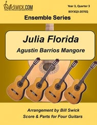 Julia Florida Guitar and Fretted sheet music cover Thumbnail